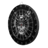 Hockey Skull Dartbord (Voorkant Rechts)