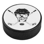 Hockey Skull en Sticks Puck (3/4)