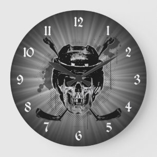 Hockey Skull Grote Klok