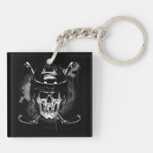 Hockey Skull Sleutelhanger (Achterkant)