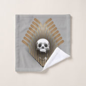 Hockey Skull & Sticks Bad Handdoek (Wasdoekje)