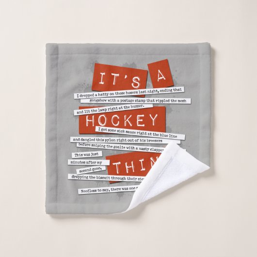 Hockey Slang Bad Handdoek (Wasdoekje)