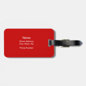 Hockey Slang Bagagelabel (Achterkant horizontaal)