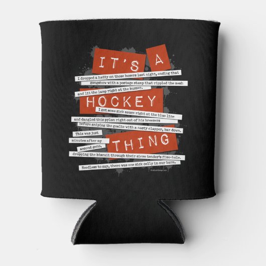 Hockey Slang Blikjeskoeler (Voorkant)