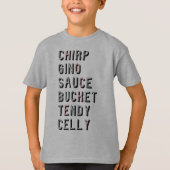 Hockey Slang - Chirp Gino Sauce Bucket Tendy Celly T-shirt (Voorkant)