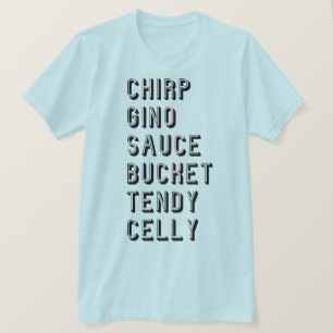 Hockey Slang - Chirp Gino Sauce Bucket Tendy Celly T-shirt