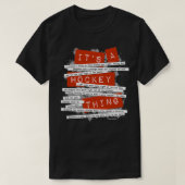 Hockey Slang Classic TShirt (Design voorkant)