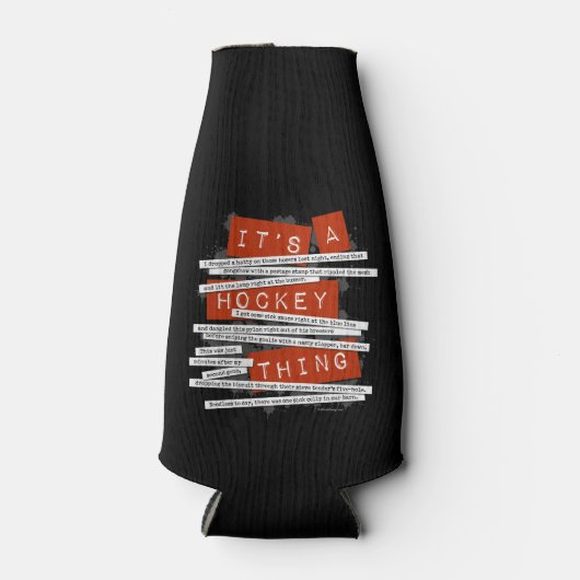 Hockey Slang Flesjeskoeler (Voorkant)