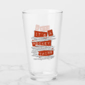 Hockey Slang Glas (Achterkant)