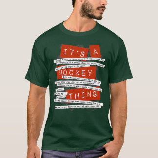 Hockey Slang grappige hockey gezegden en citaten T-shirt