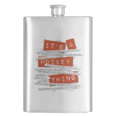 Hockey Slang Heupfles (Voorkant)