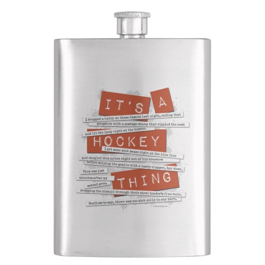 Hockey Slang Heupfles (Voorkant)