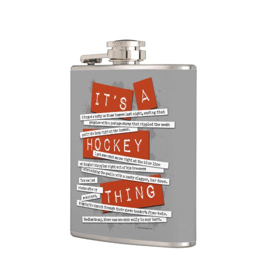 Hockey Slang Hip Flask Heupfles (Links)