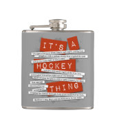 Hockey Slang Hip Flask Heupfles (Voorkant)