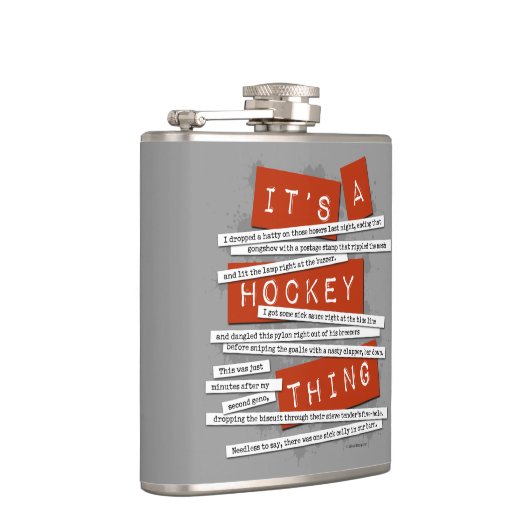 Hockey Slang Hip Flask Heupfles (Rechts)