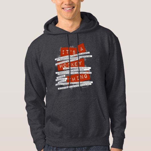 Hockey Slang Hoodie (Voorkant)