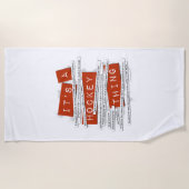 Hockey Slang Strandlaken (Voorkant)