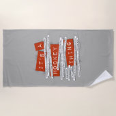 Hockey Slang Strandlaken (Voorkant)