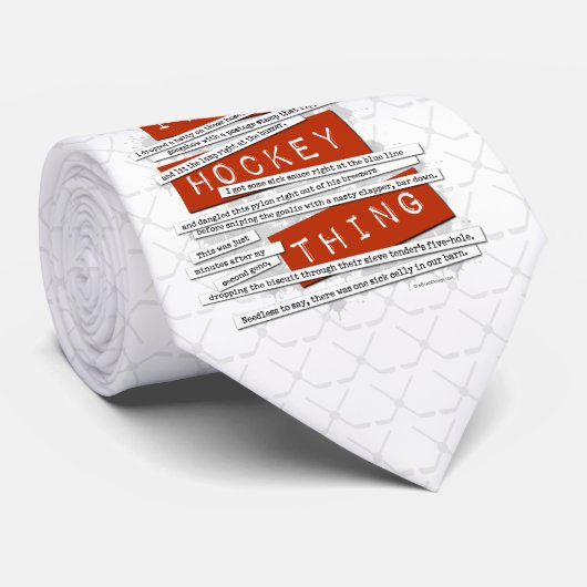 Hockey Slang Stropdas (Opgerold)