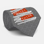 Hockey Slang Stropdas (Opgerold)