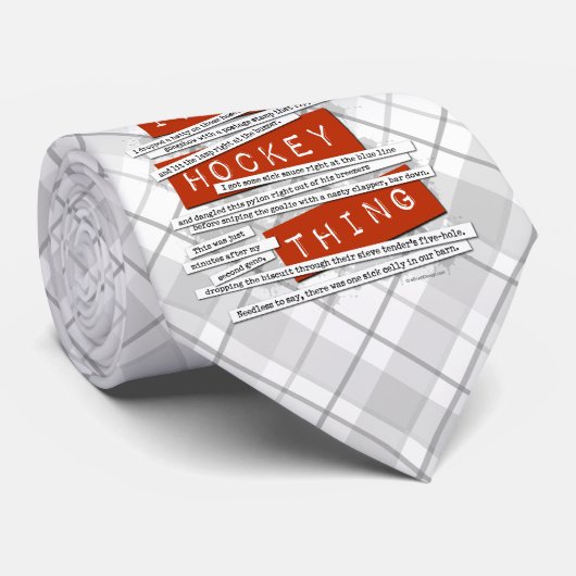 Hockey Slang Stropdas (Opgerold)