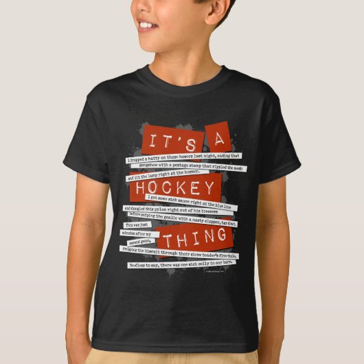 Hockey Slang T-shirt (Voorkant)