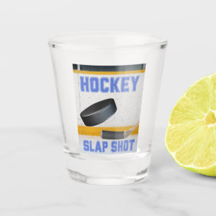 Hockey Slap Shot Glas