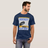 Hockey Slap Shot T-shirt (Voorkant volledig)