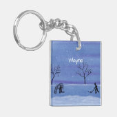 Hockey Sleutelhanger (Voorkant Links)