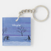 Hockey Sleutelhanger (Achterkant)