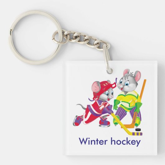 hockey sleutelhanger (voorkant)