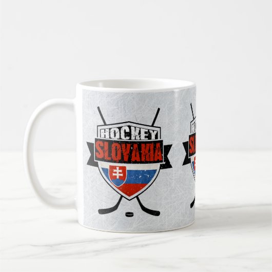 Hockey Slovakia Flag Design Mok (Links)