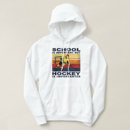 Hockey sluit de benen die je bent. hoodie (Design voorkant)