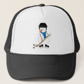 Hockey Snowman Trucker Pet (Voorkant)