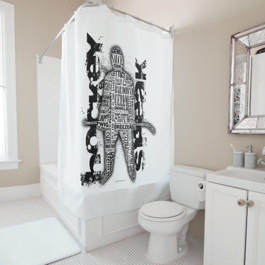 Hockey Speak Douchegordijn (In situ)