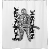 Hockey Speak Douchegordijn (Voorkant)