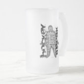 Hockey Speak Matglas Bierpul (Voorkant rechts)