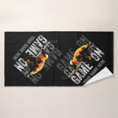 (Hockey) spel op keukenset voor wiskunde Badhanddoek (Badhanddoek)