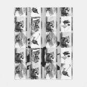 Hockey spelen - IJshockeyspelers Fleece Deken (Voorkant)