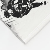 Hockey spelen - IJshockeyspelers Fleece Deken (Hoek)