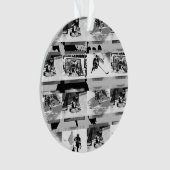 Hockey spelen - IJshockeyspelers Ornament (voorkant)