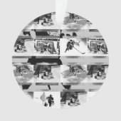 Hockey spelen - IJshockeyspelers Ornament (voorkant)