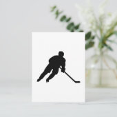 Hockey-speler Briefkaart (Staand voorkant)