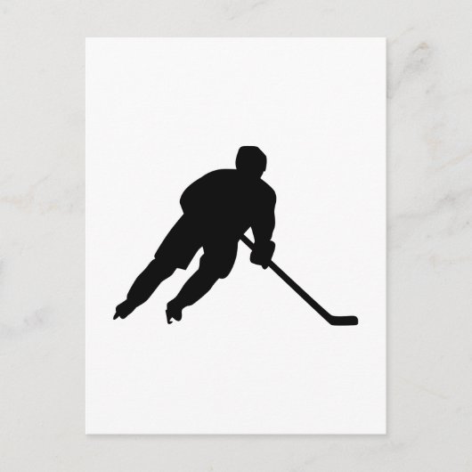 Hockey-speler Briefkaart (Voorkant)