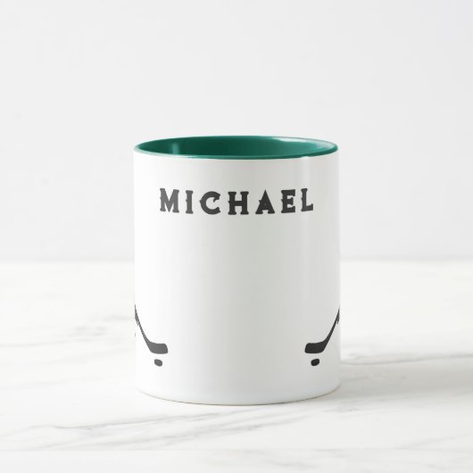 Hockey speler gepersonaliseerd mok (Midden)