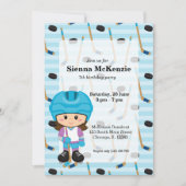 Hockey-speler Kaart (Voorkant)