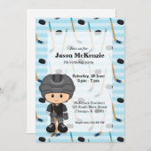 Hockey-speler Kaart (Voorkant / Achterkant)