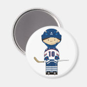 Hockey speler magneet (Voorkant / Achterkant)