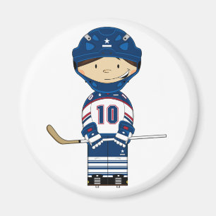 Hockey speler magneet