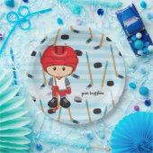 Hockey-speler Papieren Bordje (Feest)